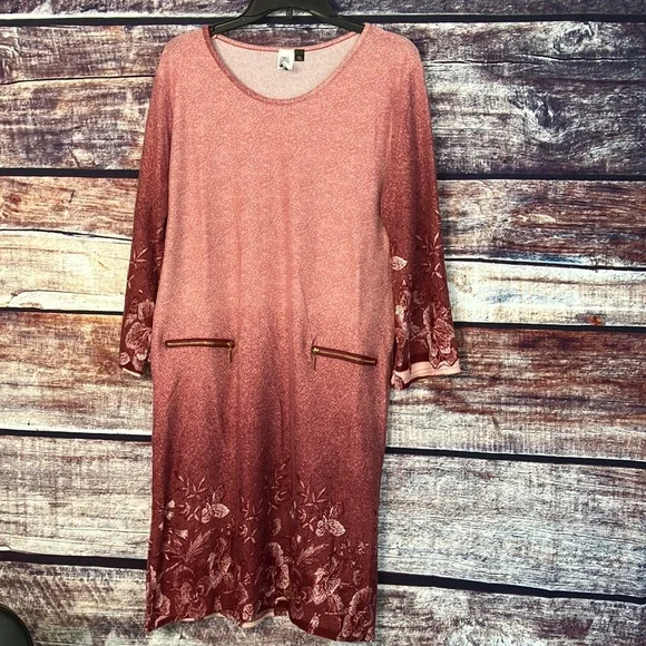 mrs roper dress 80s Vintage MuMu Phases Tropical Safari Cotton Maxi Dress Size XL, Mrs Roper Costume main image 0